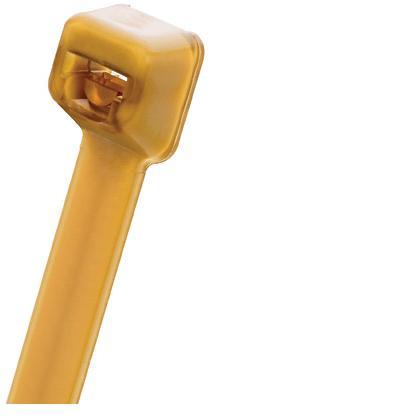 Panduit Pan-Ty Harsh Environment Cable Tie; Brown - Translucent; PEEK; Standard; 7.4" Length; 1.38" Bundle Diameter; 1000 ct.
